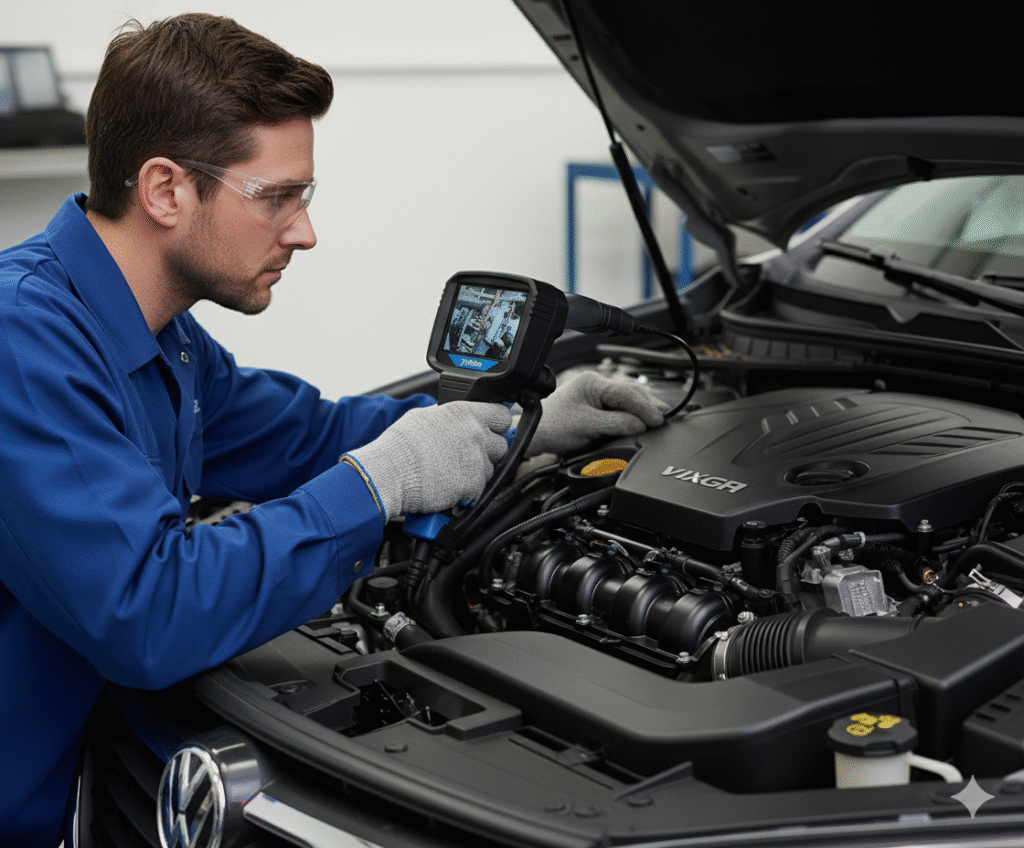 El mejor videoscopio para inspecciones automotrices