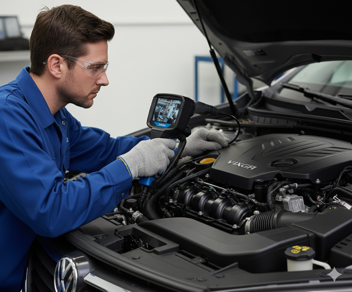 El mejor videoscopio para inspecciones automotrices